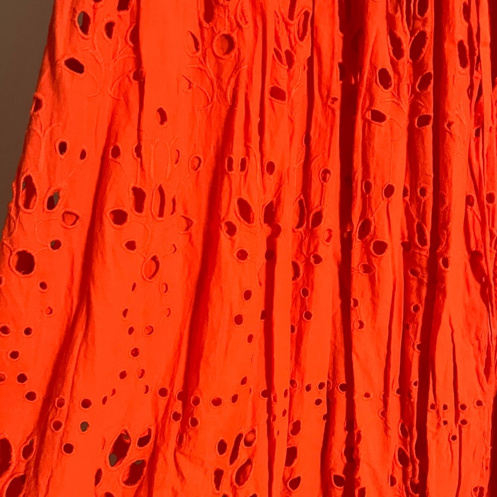 ASOS Vibrant Orange Long Sleeve Dress - Picture 8 of 12